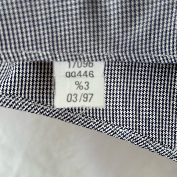 TOMMY HILFIGER | MEN’S VINTAGE 1997 | LONG SLEEVE BUTTON DOWN | BLUE | 16.5 - Picture 5 of 9